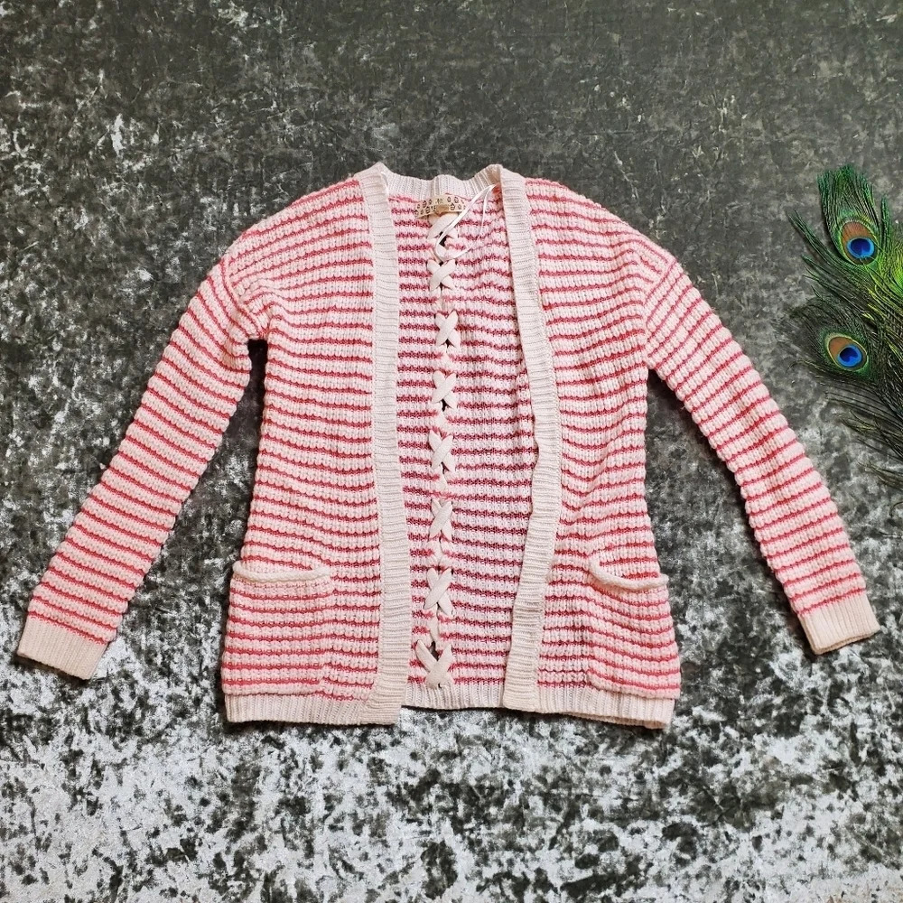 Pink Republic Knit Open Cardigan